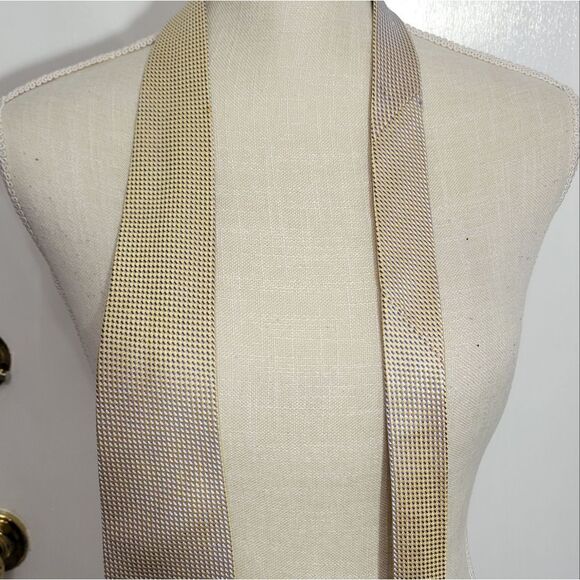 Michael Kors Men's Iridescent imported Silk Neck-Tie - Picture 12 of 12